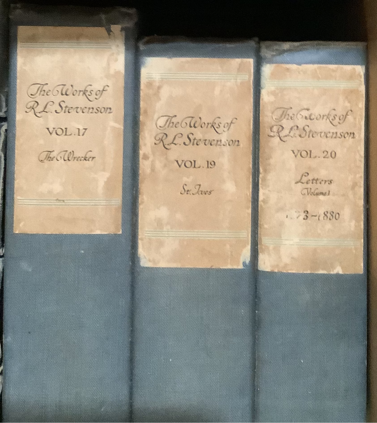 BOOKS - 25 of a 26 Volume Set - The Works of R. L. Stevenson