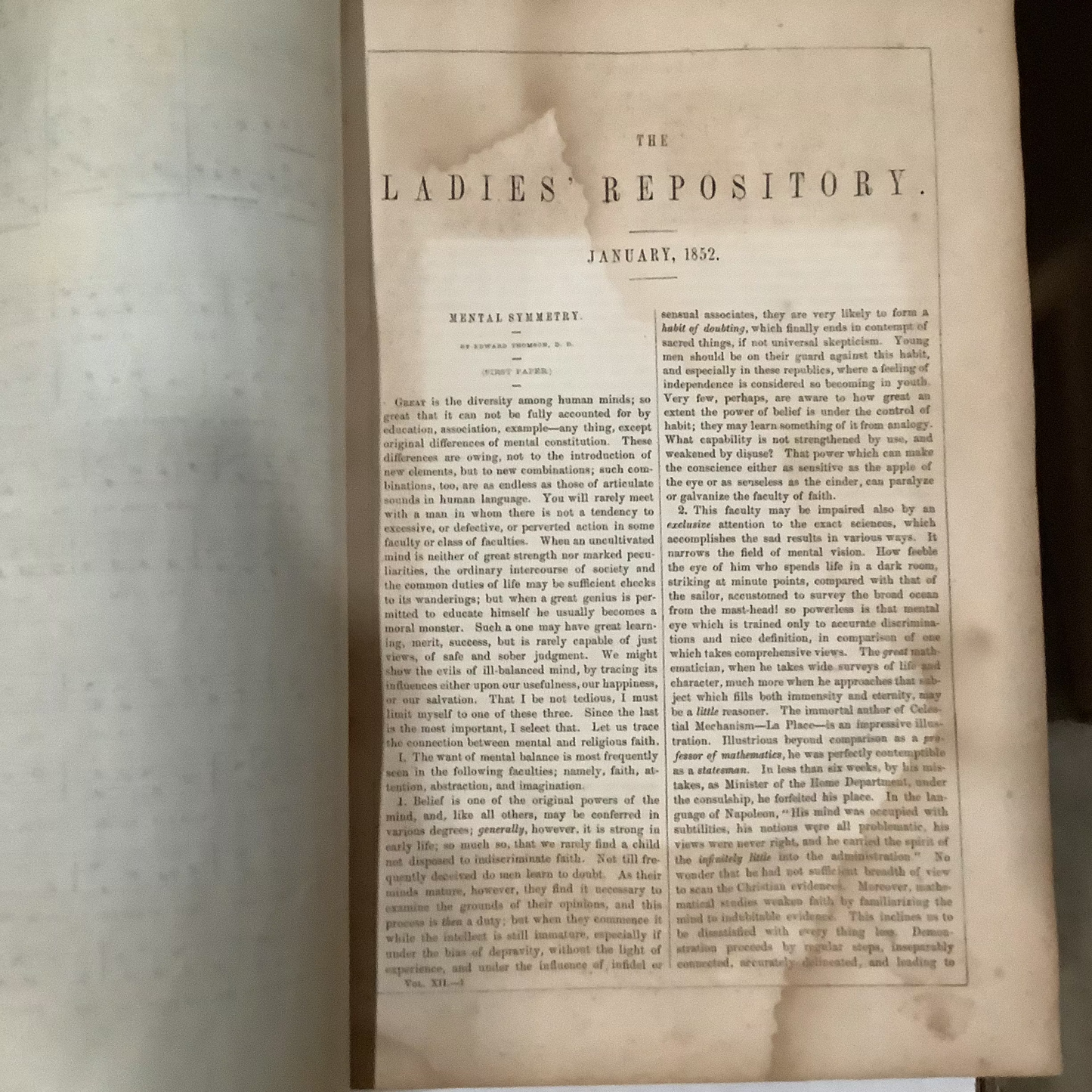 BOOKS - 3 volumes of "Ladies Repository; 1852, 1853 and 1869