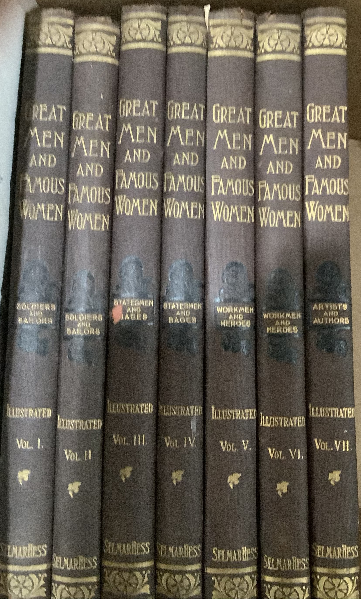 BOOKS - Great Men and Famous Women - 7 Volumes