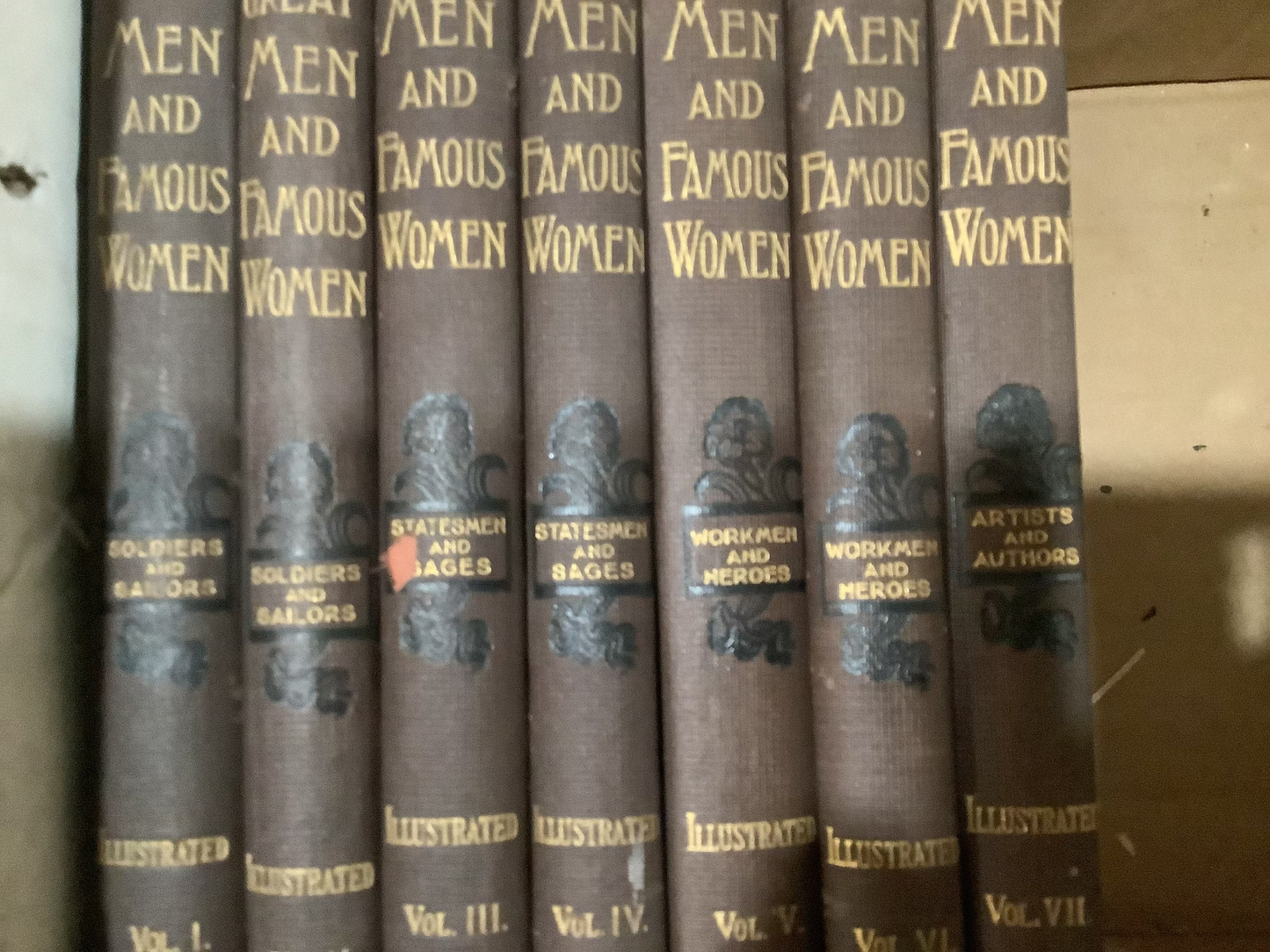 BOOKS - Great Men and Famous Women - 7 Volumes