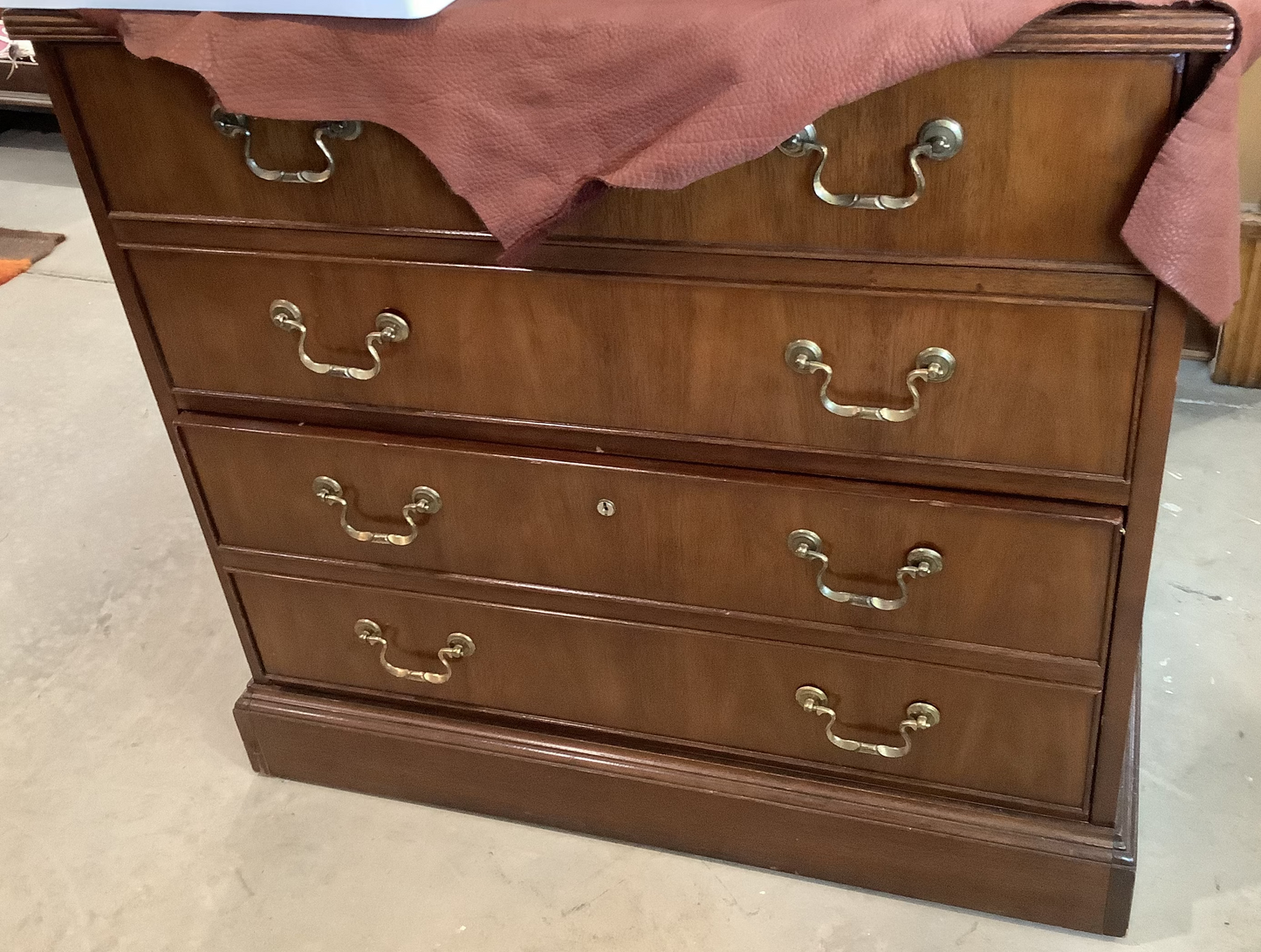Early American style lateral file cabinets