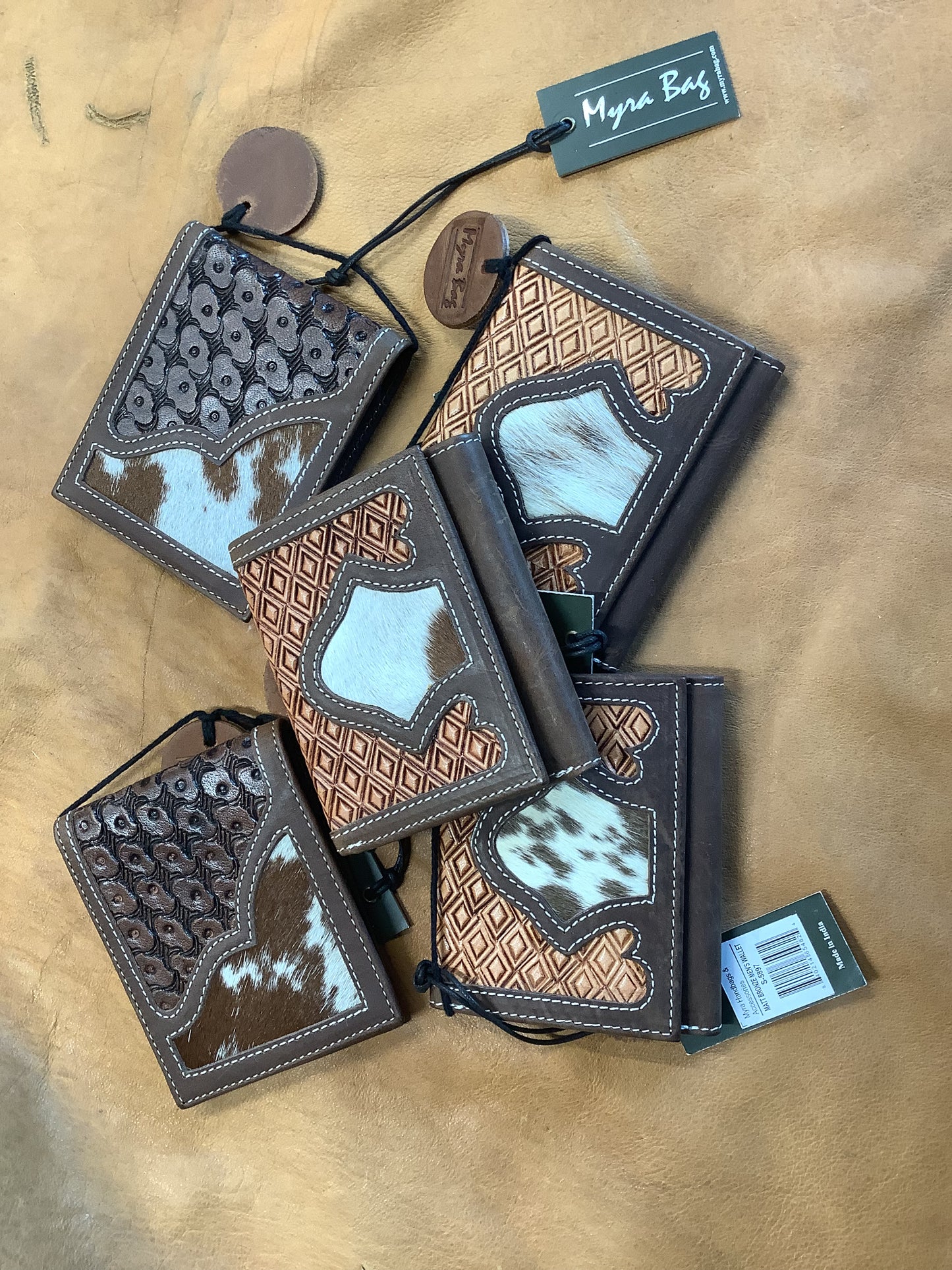 Wholesale Lot #16 - 2 styles of Men's (or Ladies) tooled wallets