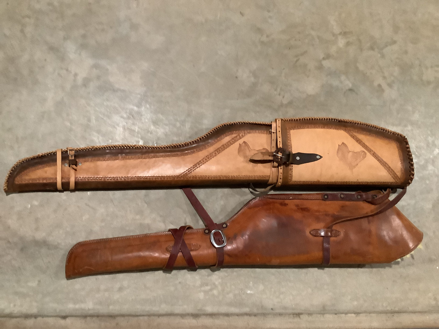 WHOLESALE LOT #24 - 4 unique rifle cases - 2 beaded sleeves and two scabbards