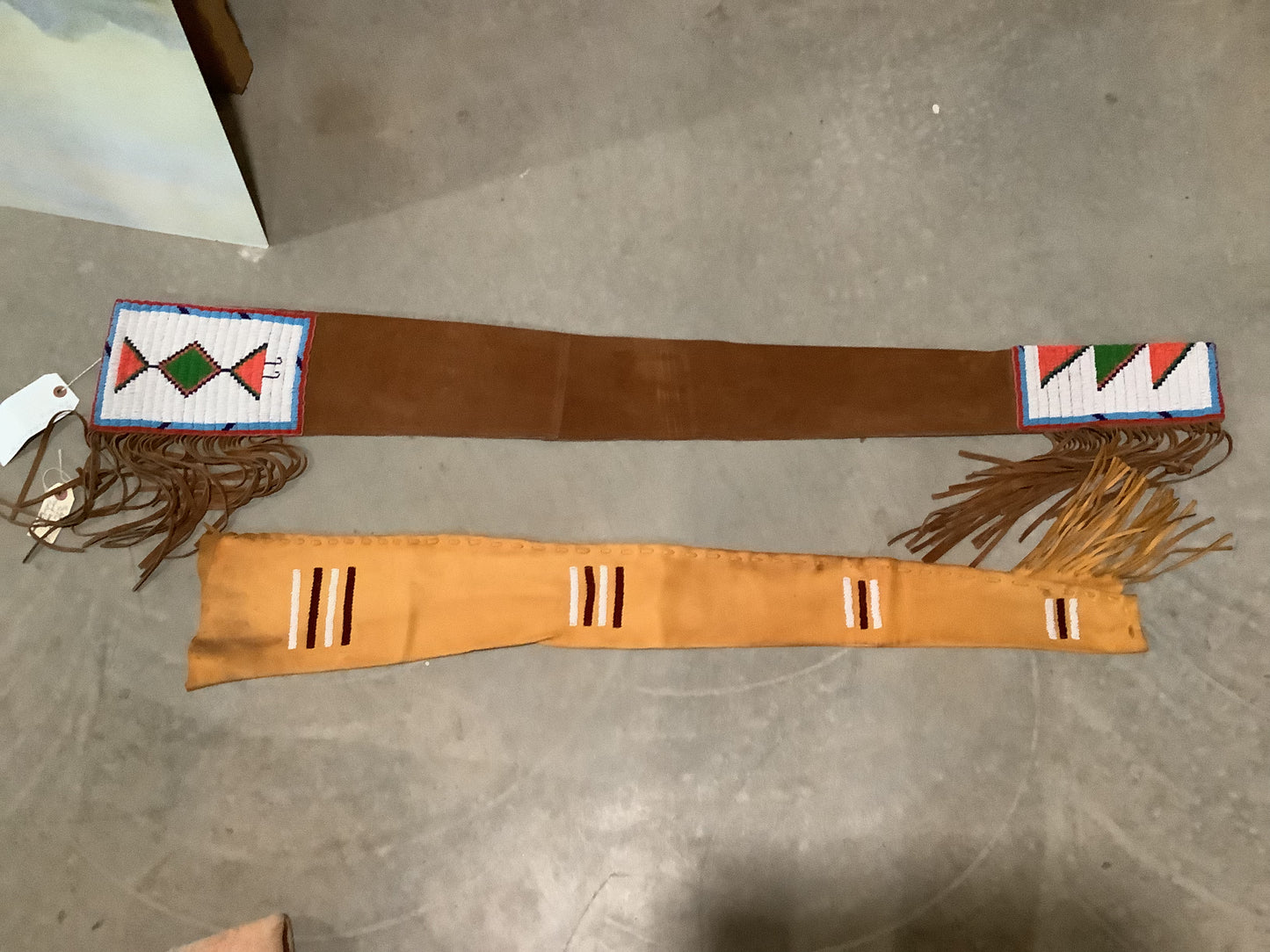 WHOLESALE LOT #24 - 4 unique rifle cases - 2 beaded sleeves and two scabbards