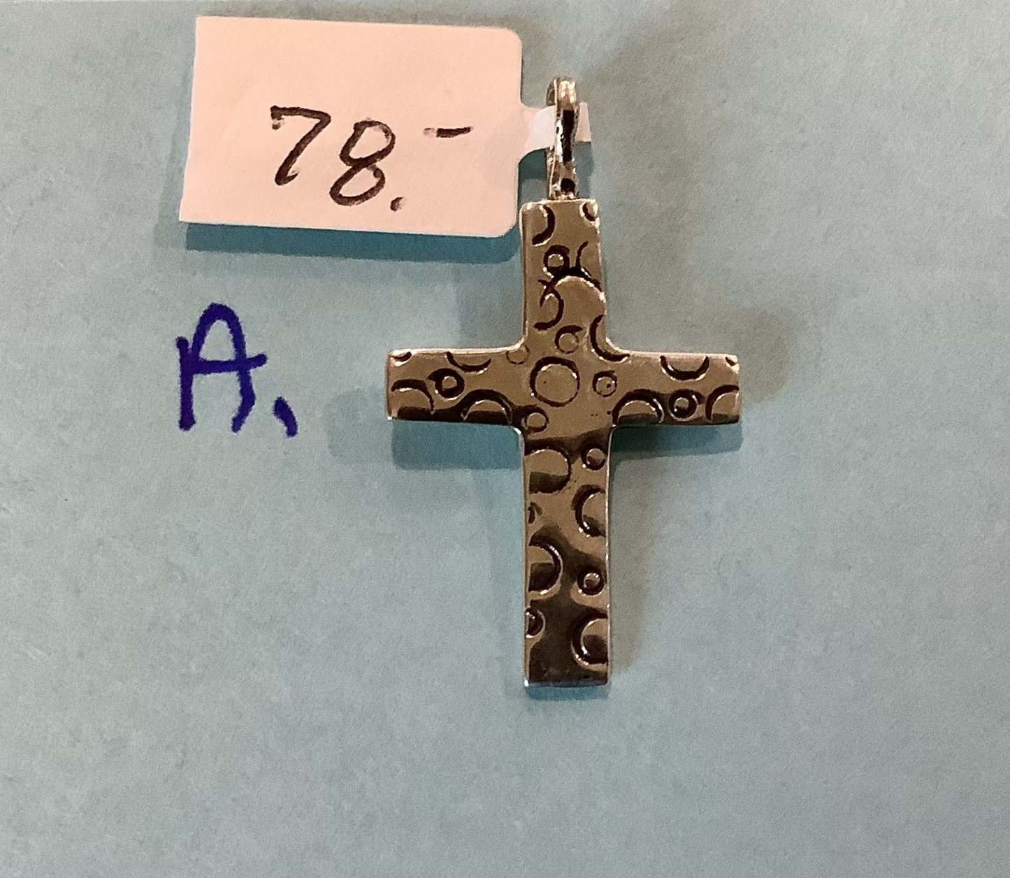 SPR - Sterling Silver Crosses - Some with Turquoise, some with Red Coral and some  just silver .