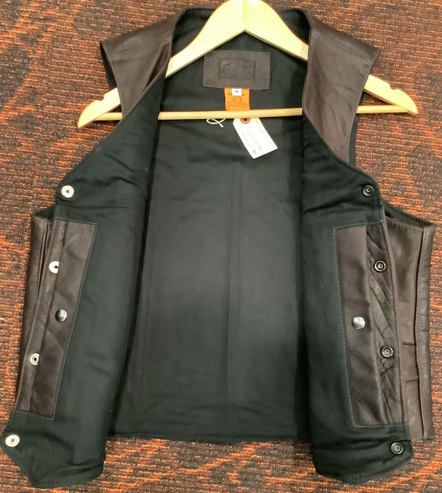 2026 BEST VEST SALE - Buyce Leather - 5-6 oz Pressed Bison Leather Vest