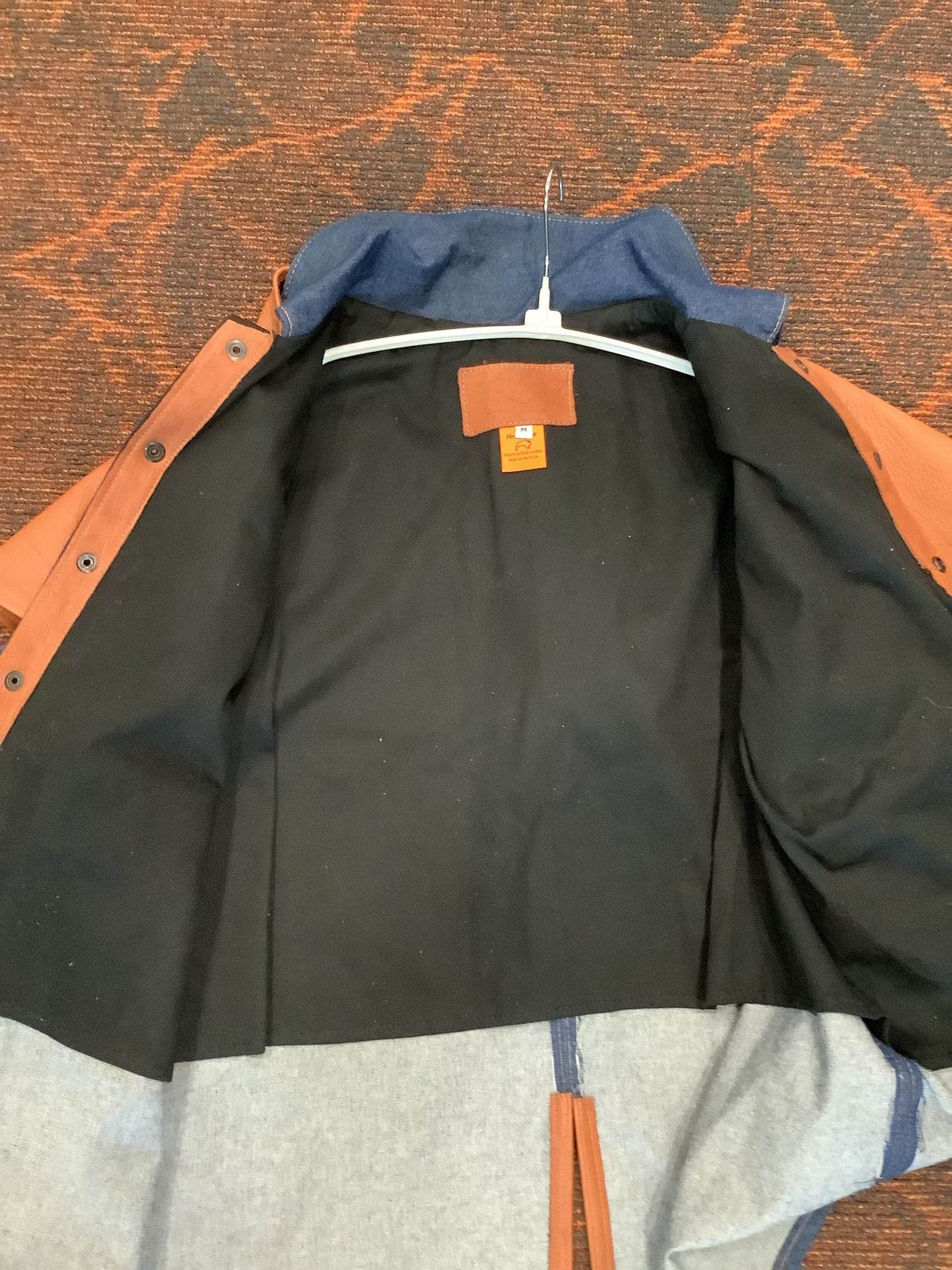 2026 BEST VEST (and a couple of coats) SALE - Bison leather and Denim Duster Style Car Coat prototype
