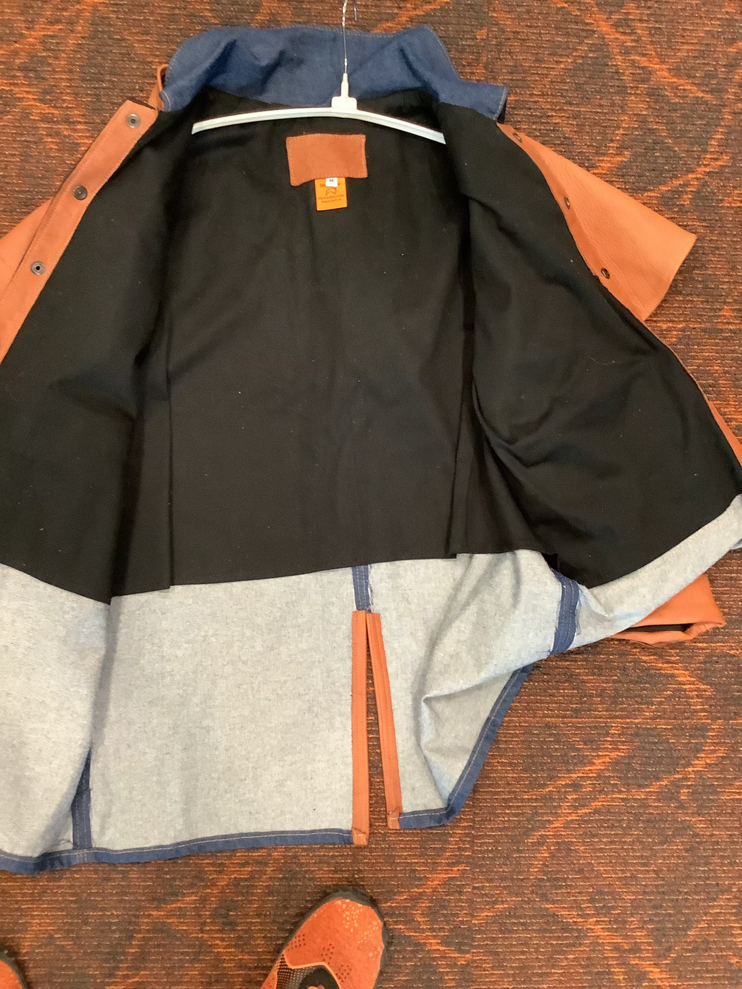 2026 BEST VEST (and a couple of coats) SALE - Bison leather and Denim Duster Style Car Coat prototype