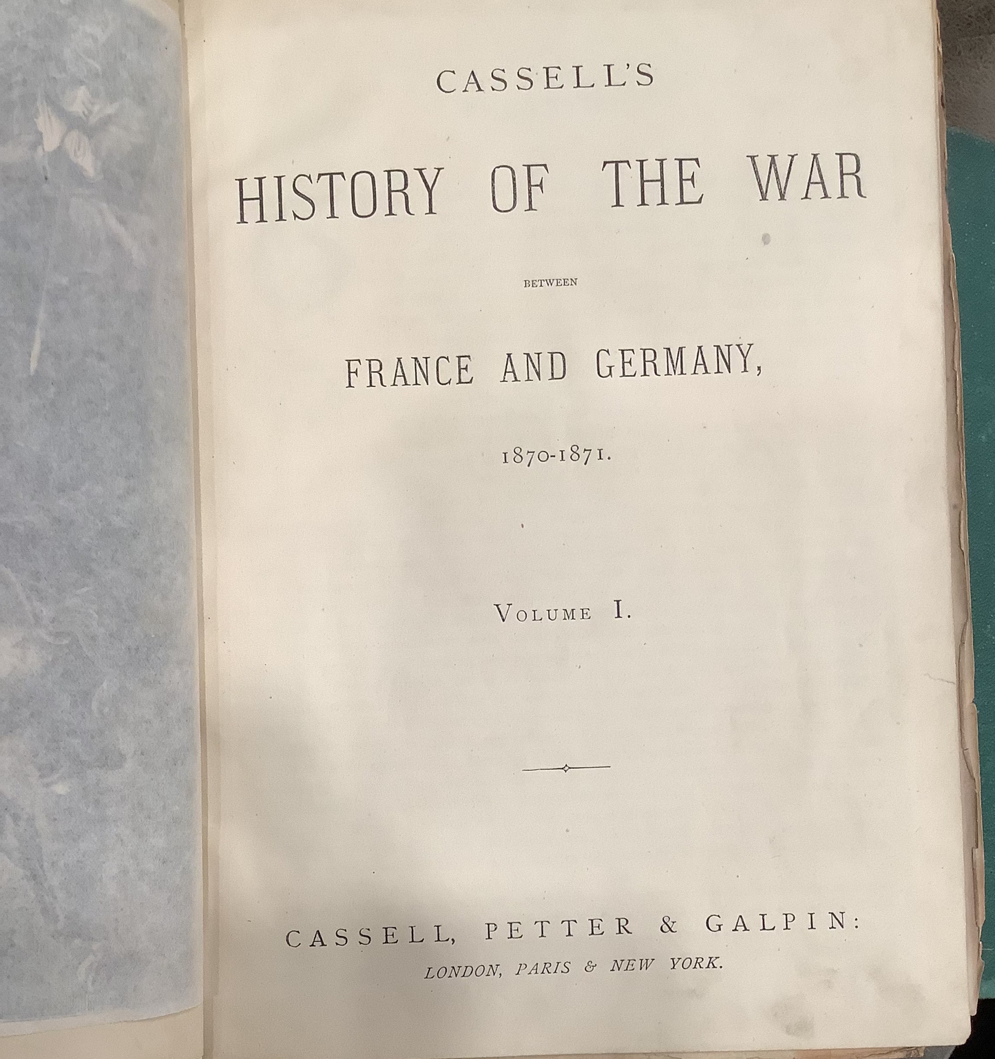 BOOKS - French German War - 2 Volume set