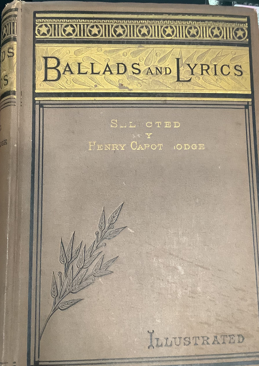 BOOKS - "Ballads and Lyrics" - Henry Cabot Lodge