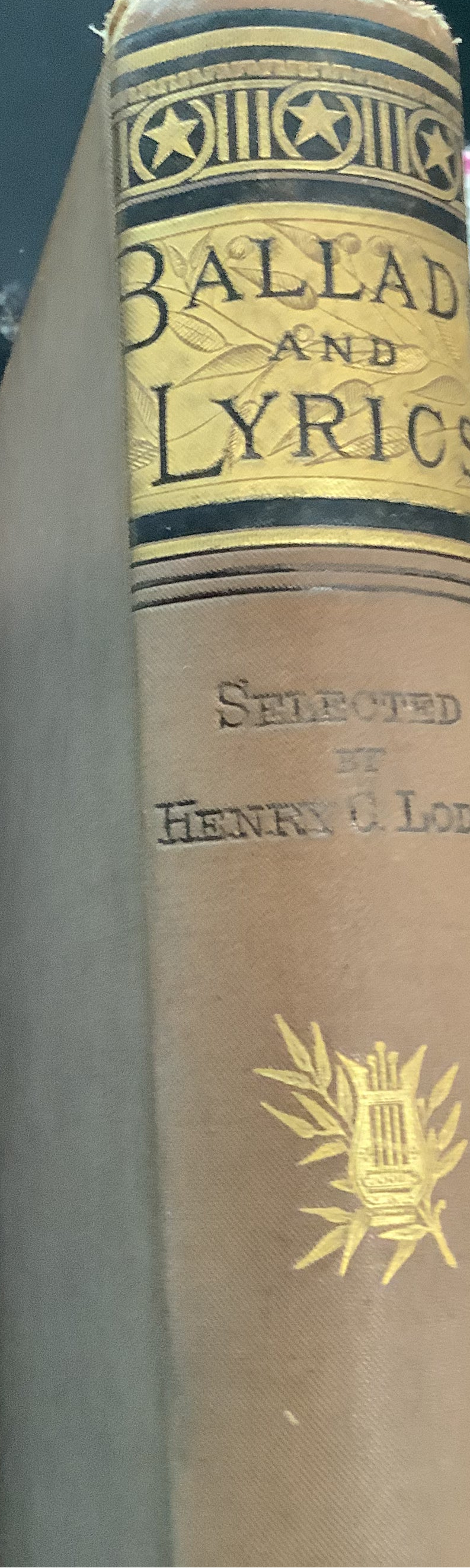 BOOKS - "Ballads and Lyrics" - Henry Cabot Lodge