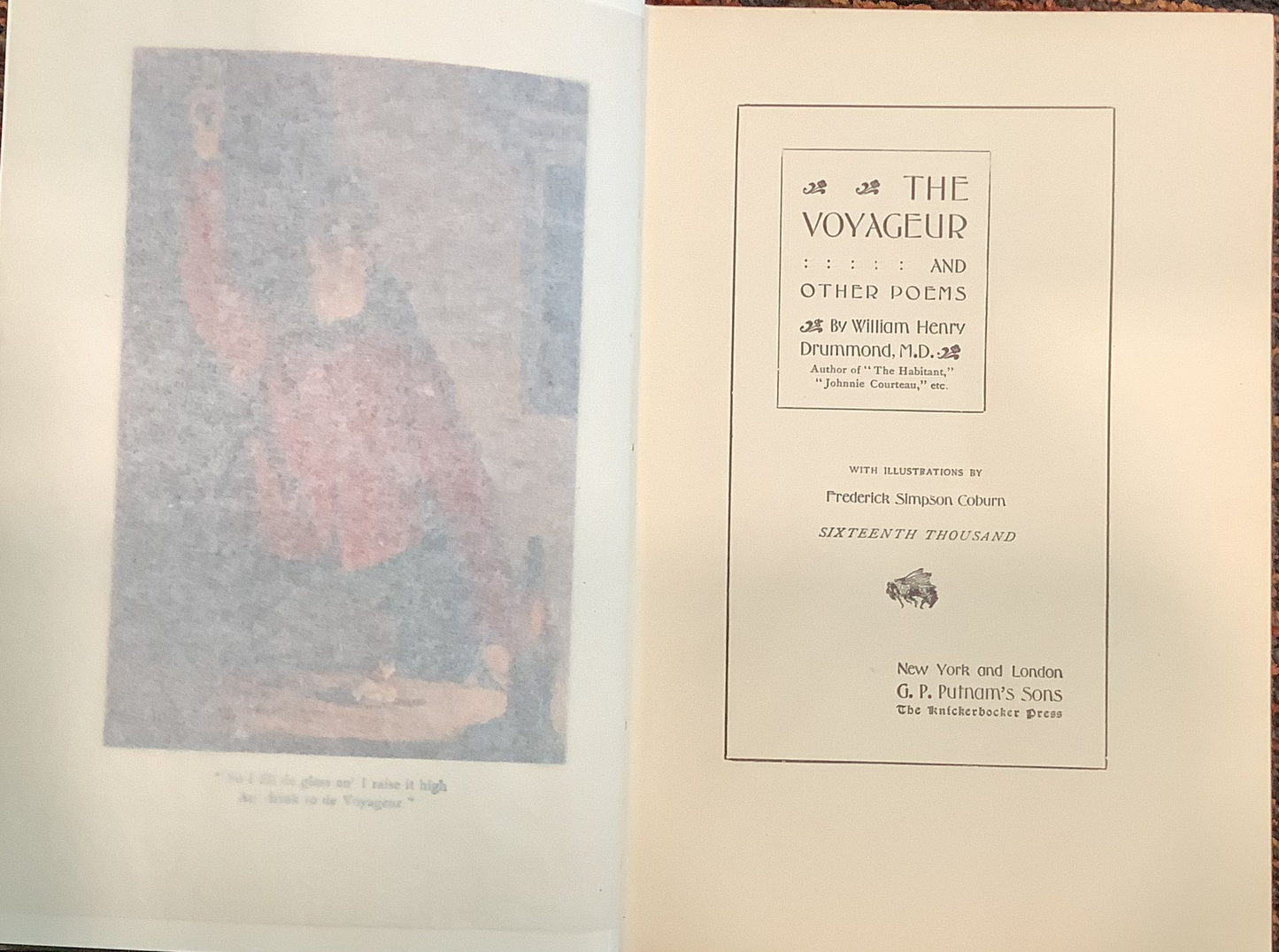 BOOKS - "The Voyageur and Other Poems" - William Henry Drummond, M.D.