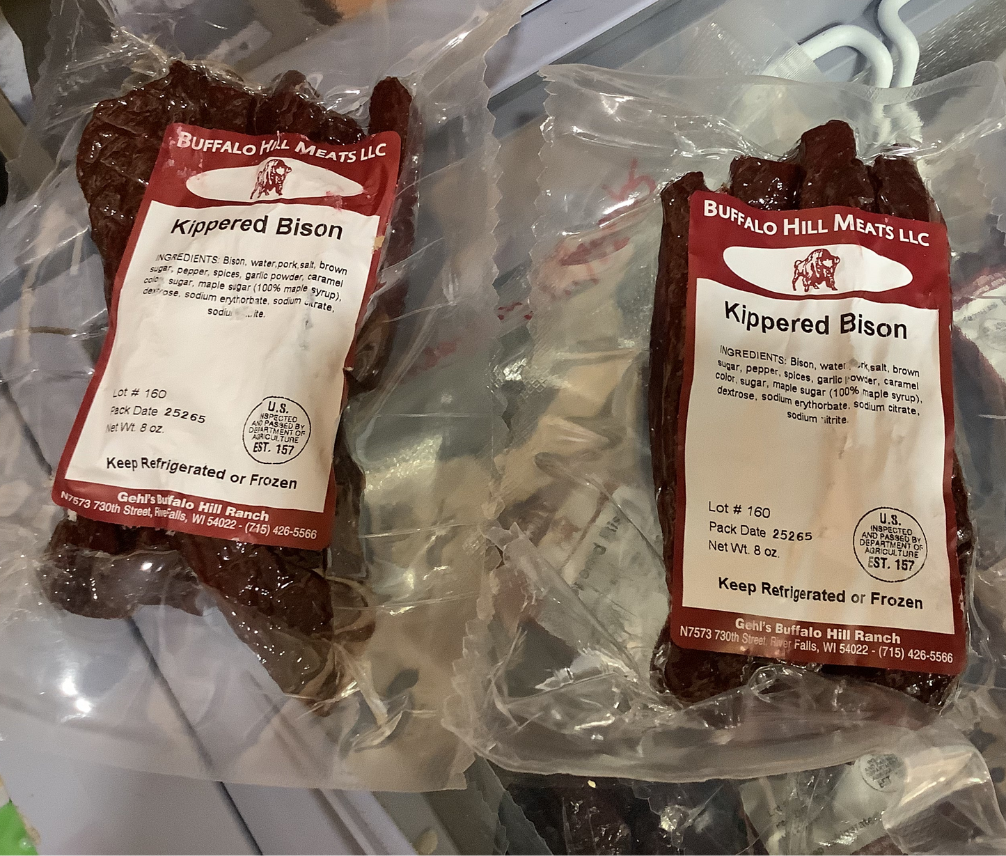 Gehl' - Bison kippered Jerky