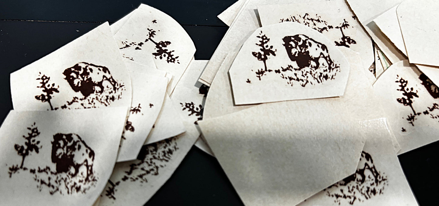 Water Decals - bison (small)