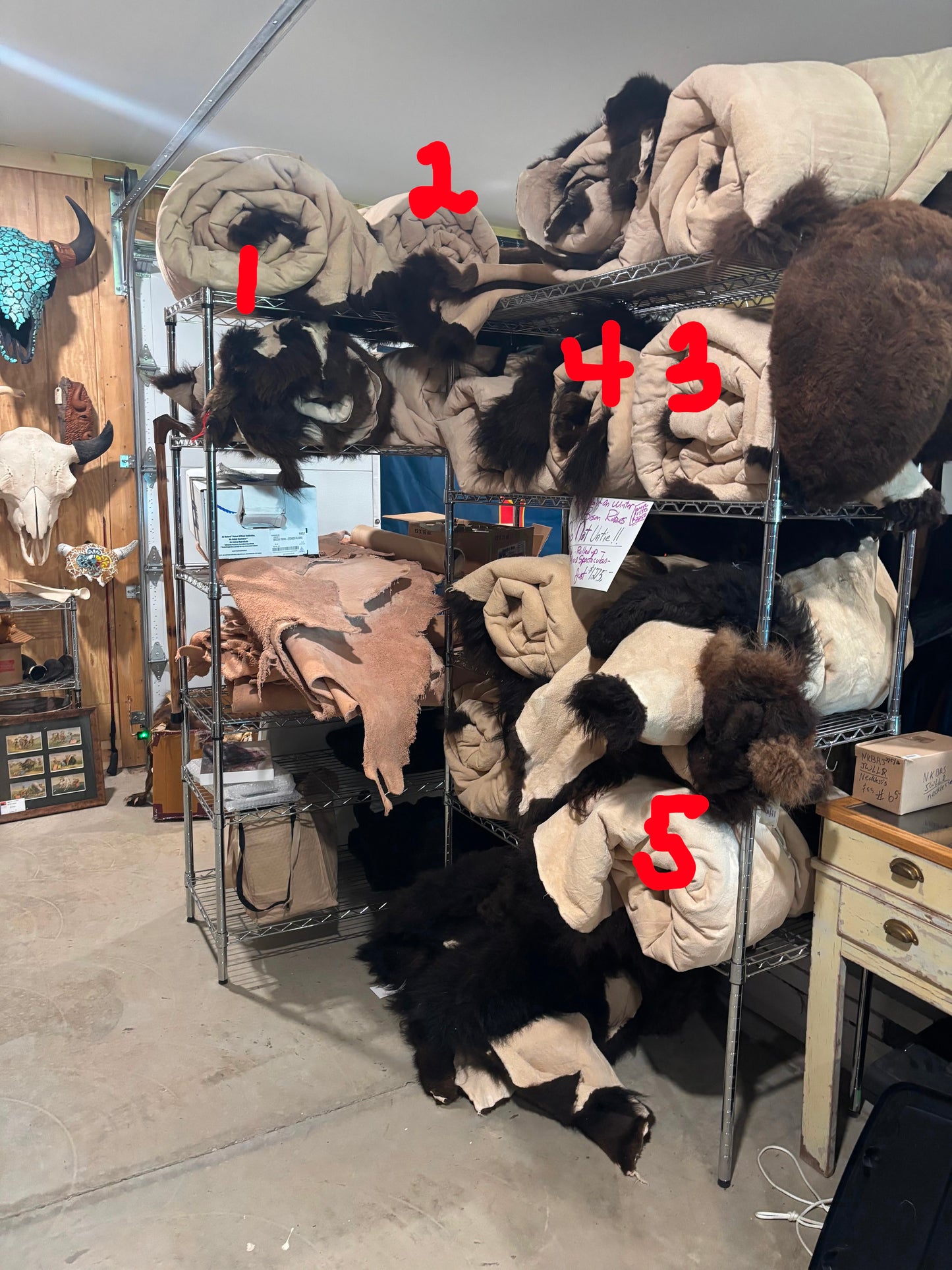 Absolutely Beautiful! - The 2025 garment tanned winter full hair bison robes have arrived!! - Full Hides