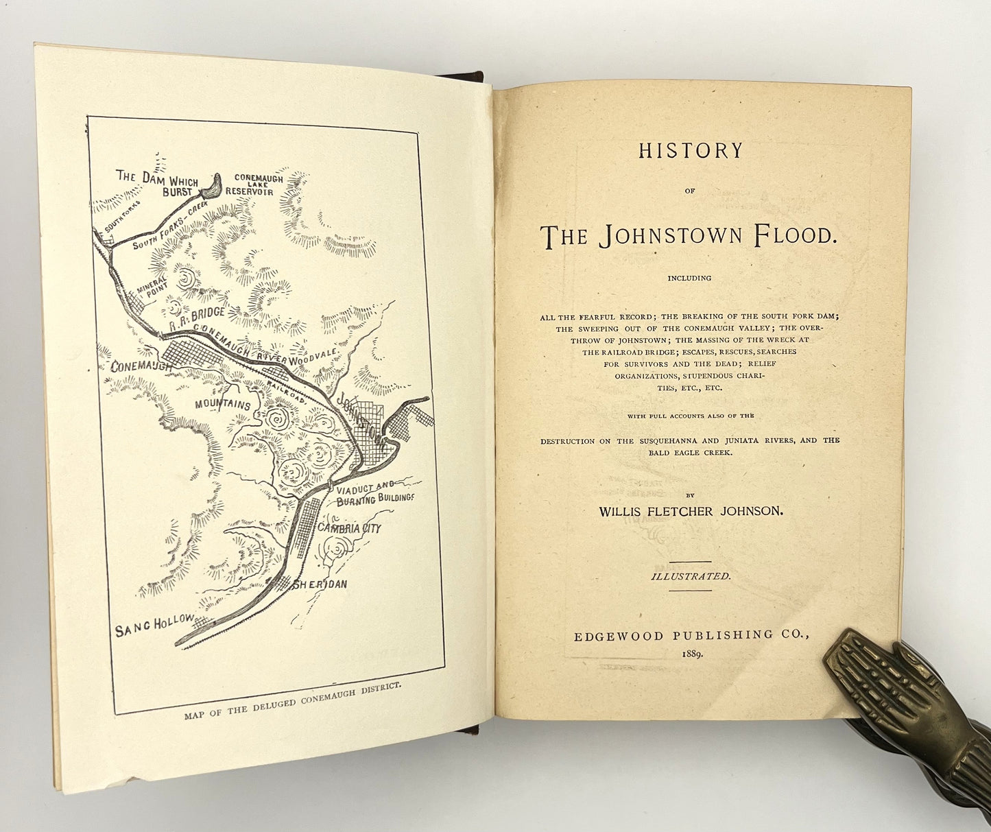 BOOKS - The History of the Johnstown Flood - 1889