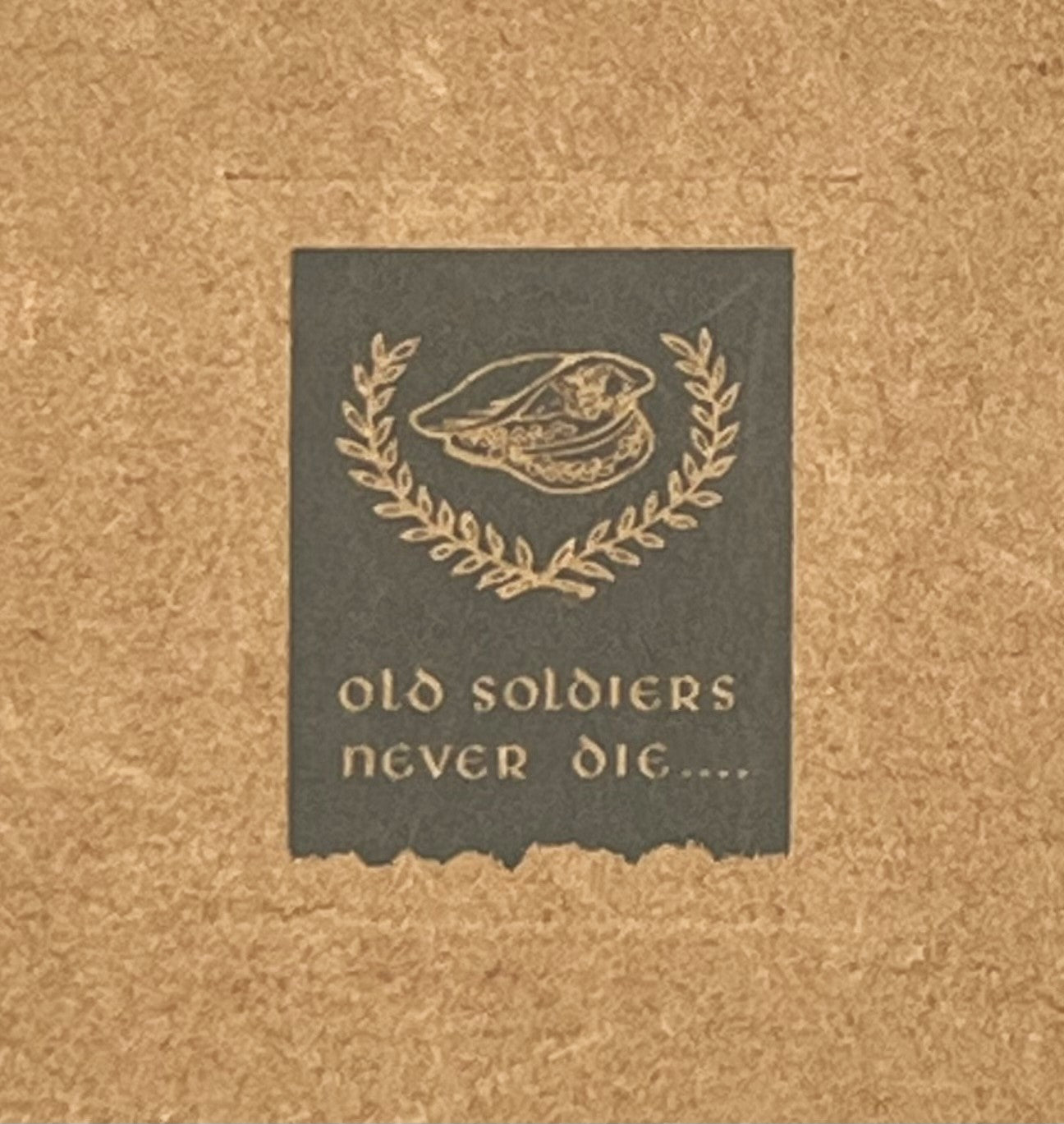 BOOKS - Old Soldiers Never Die ...