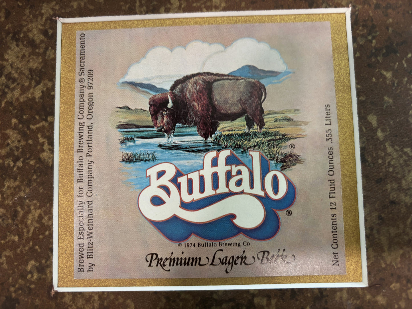 Bison related Beer labels - two