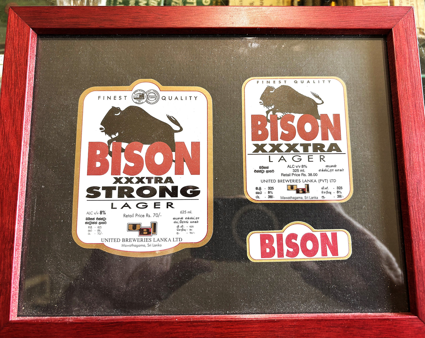 Bison related Beer labels - two