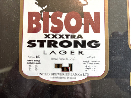 Bison related Beer labels - two