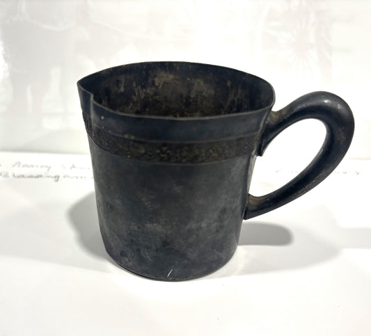 Old Small Tin Cup