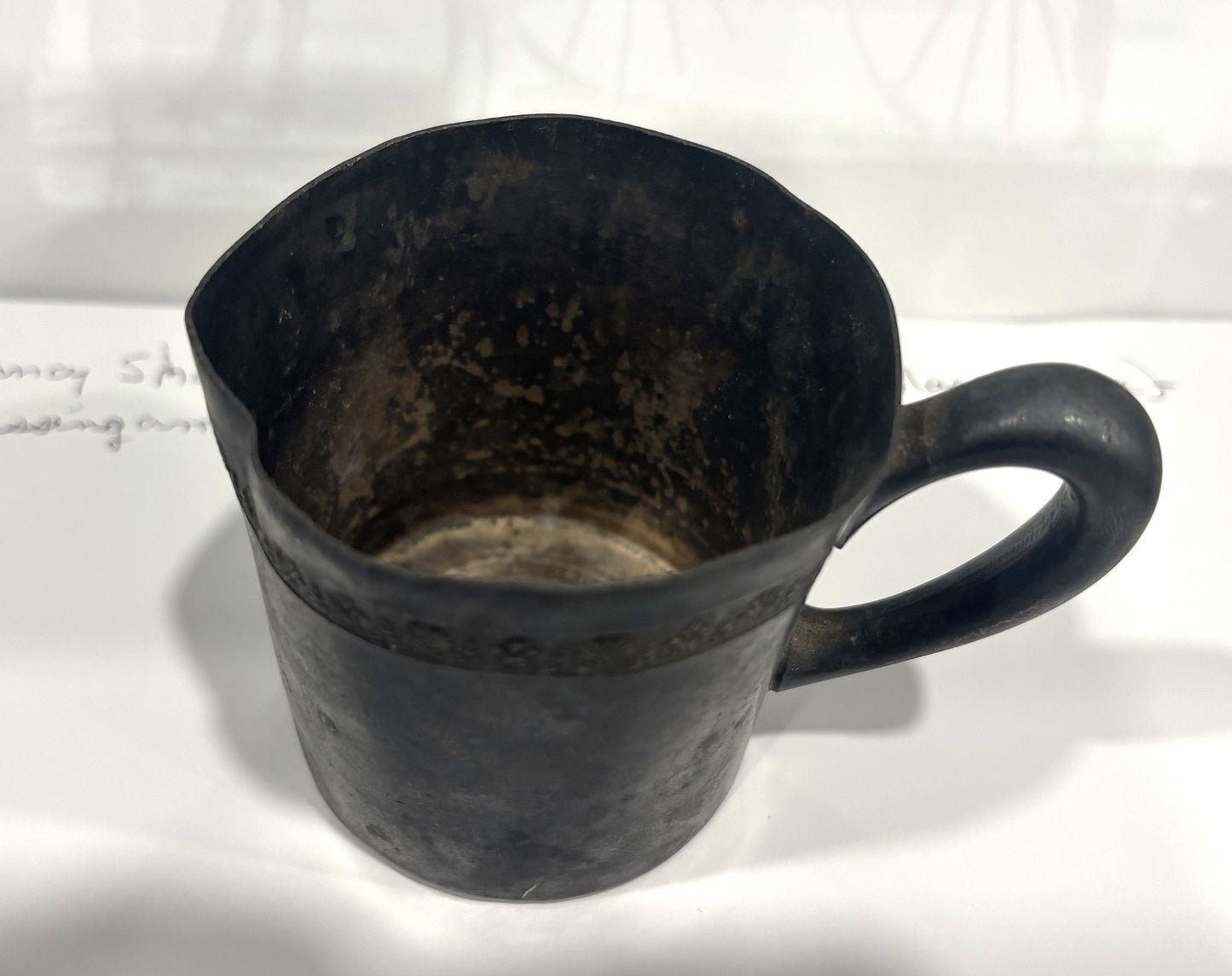 Old Small Tin Cup