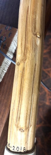 Sandhill Crane Walking Stick - painted and designed by Joyce Meck
