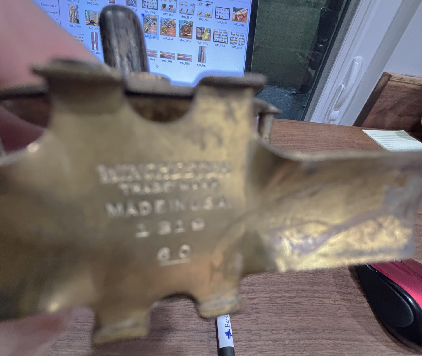 Winchester Fishing Reel - Brass #1319 - Made in USA