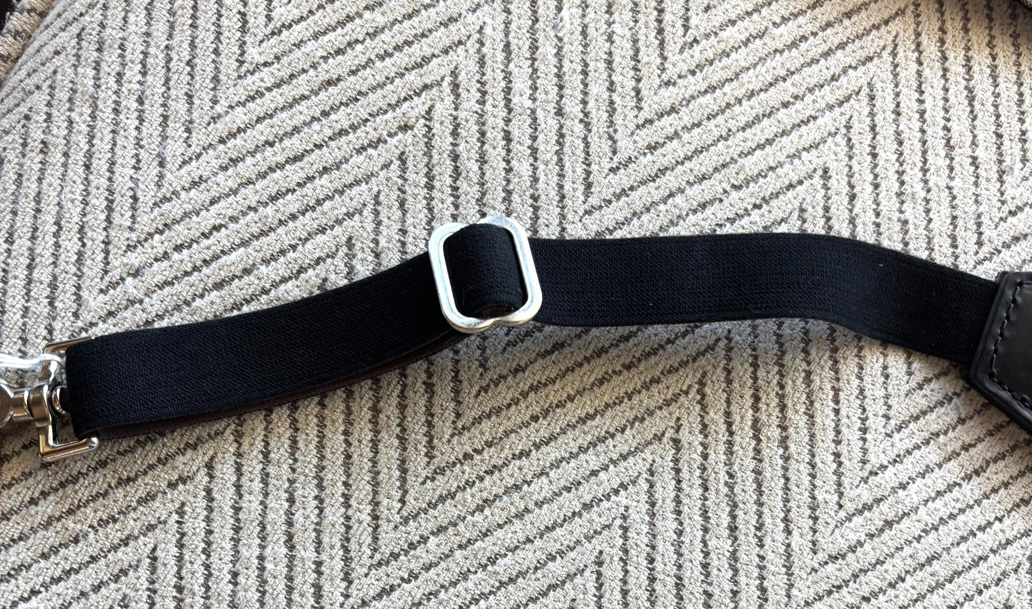 SALE SALE -Steer Leather Suspenders - Amish Made