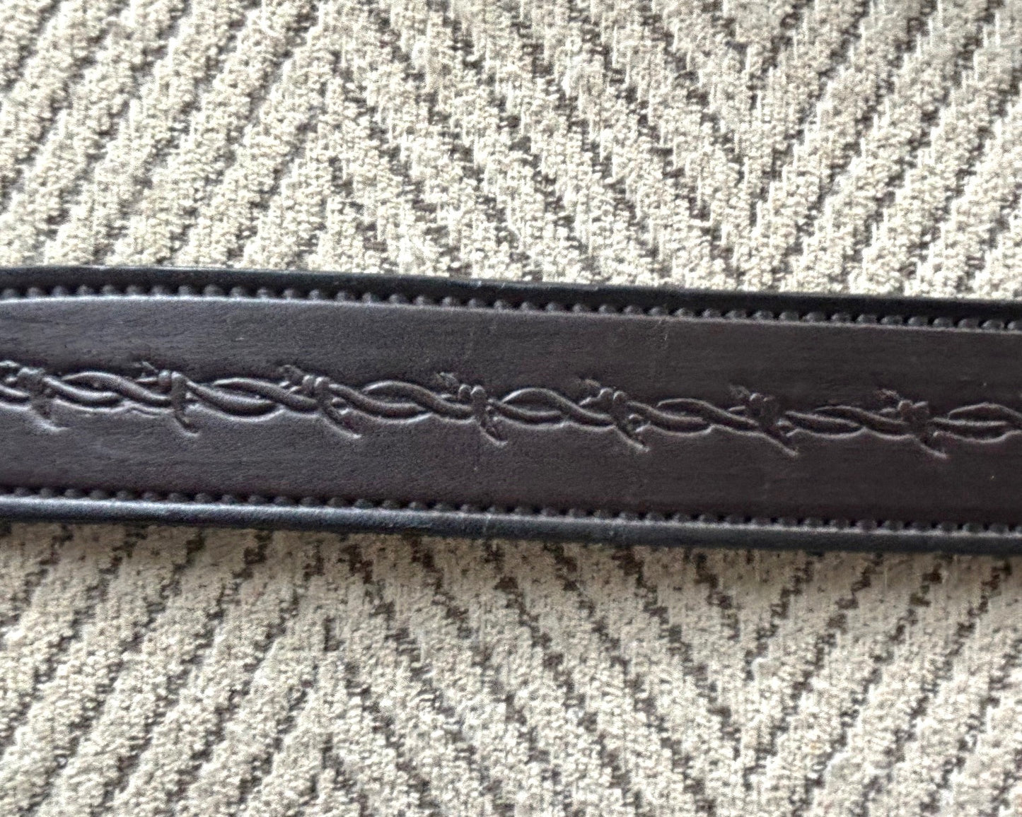 SALE SALE -Steer Leather Suspenders - Amish Made