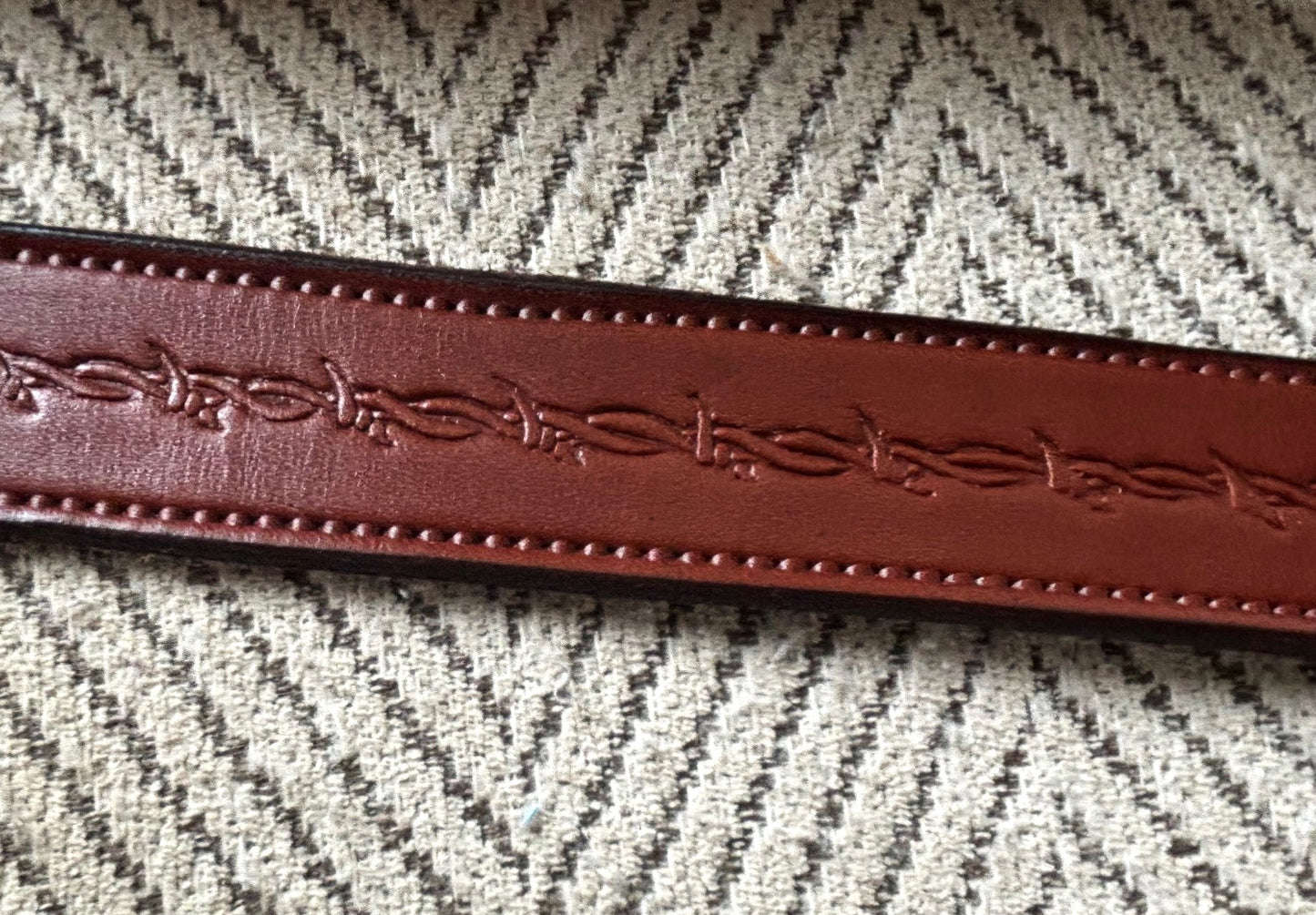 SALE SALE -Steer Leather Suspenders - Amish Made