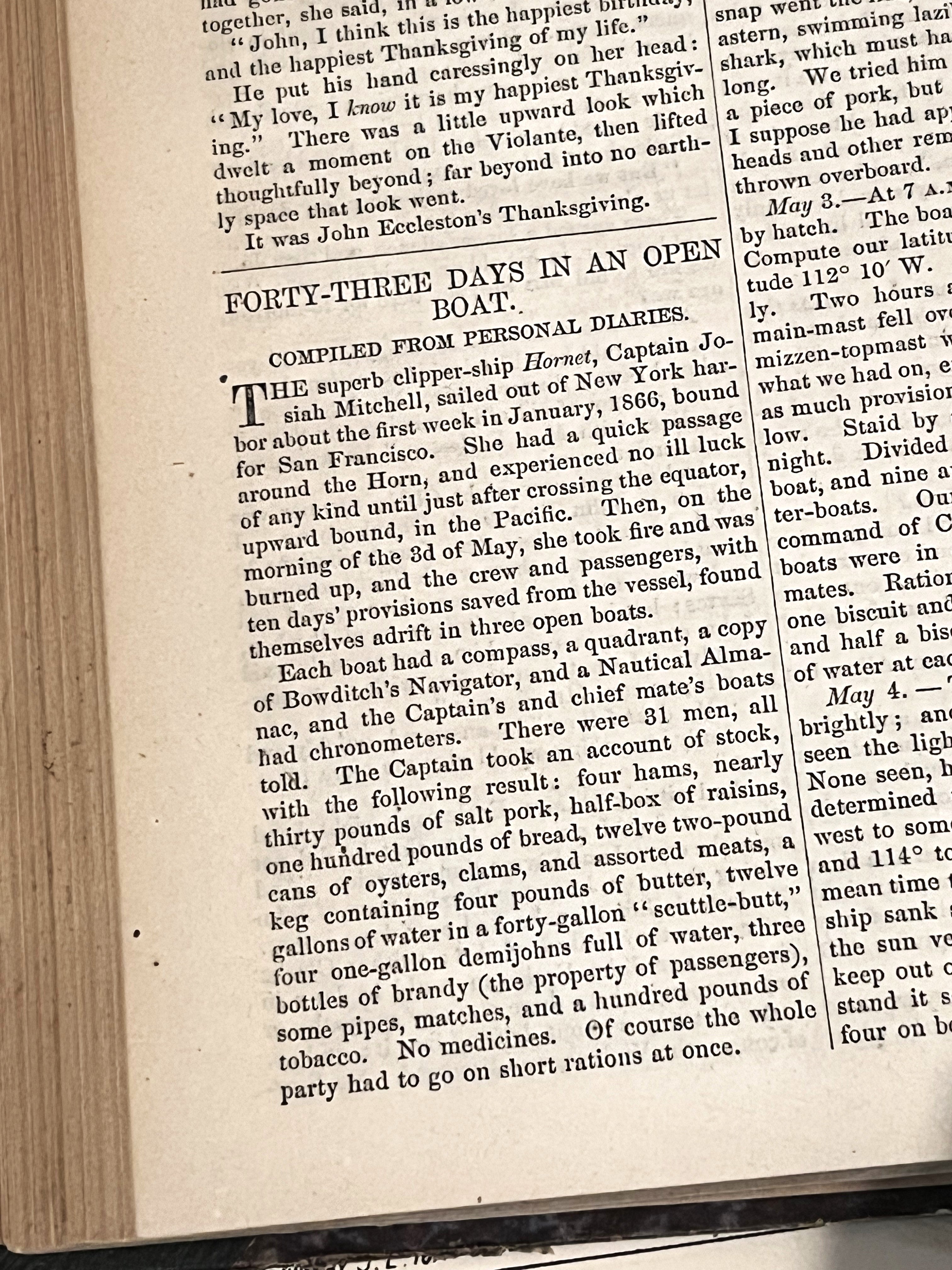 BOOKS - Harper's Magazine bound collection - 1866