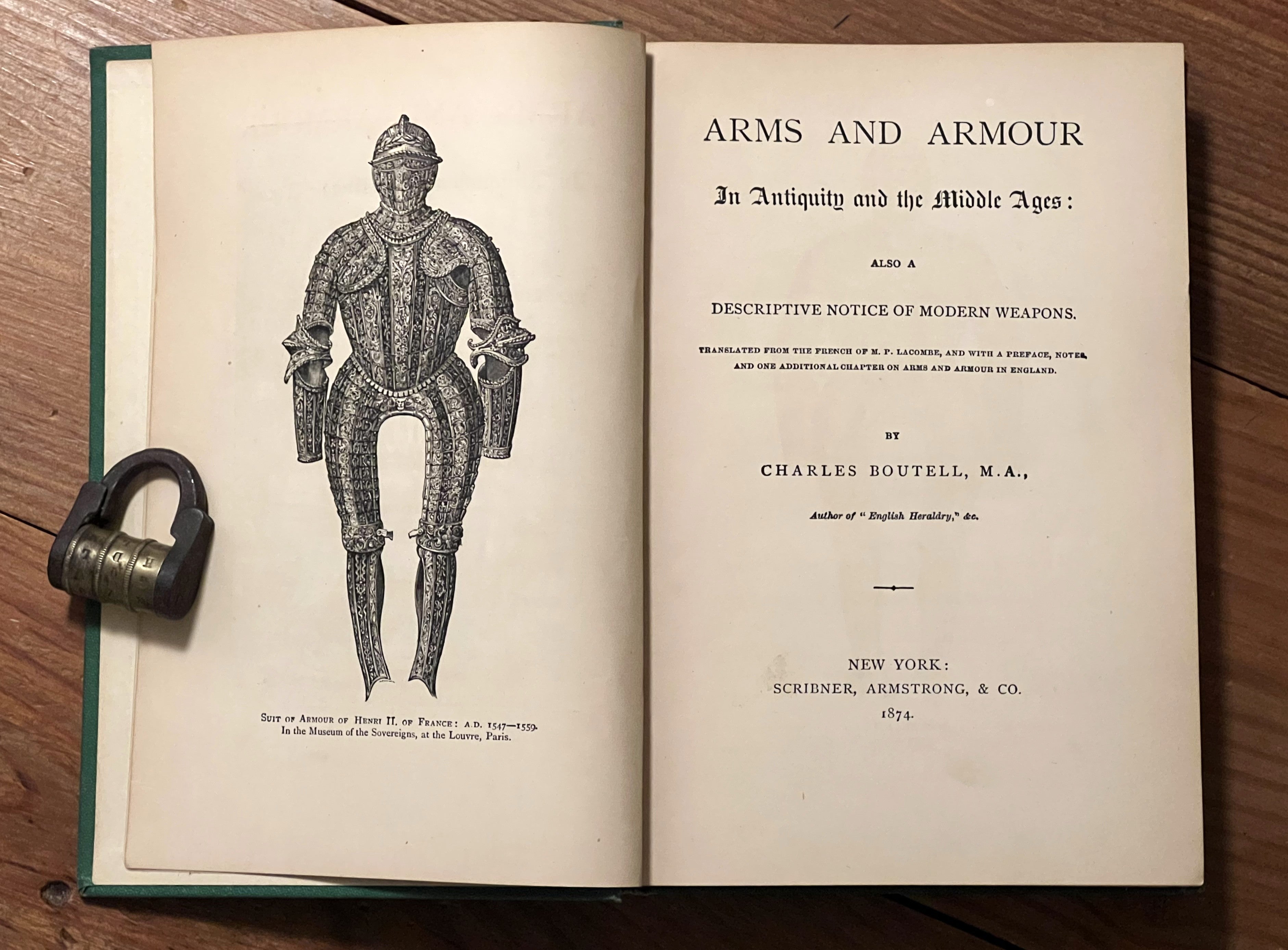 BOOKS - Arms and Armor, In Antiquity And The Middle Ages - 1874