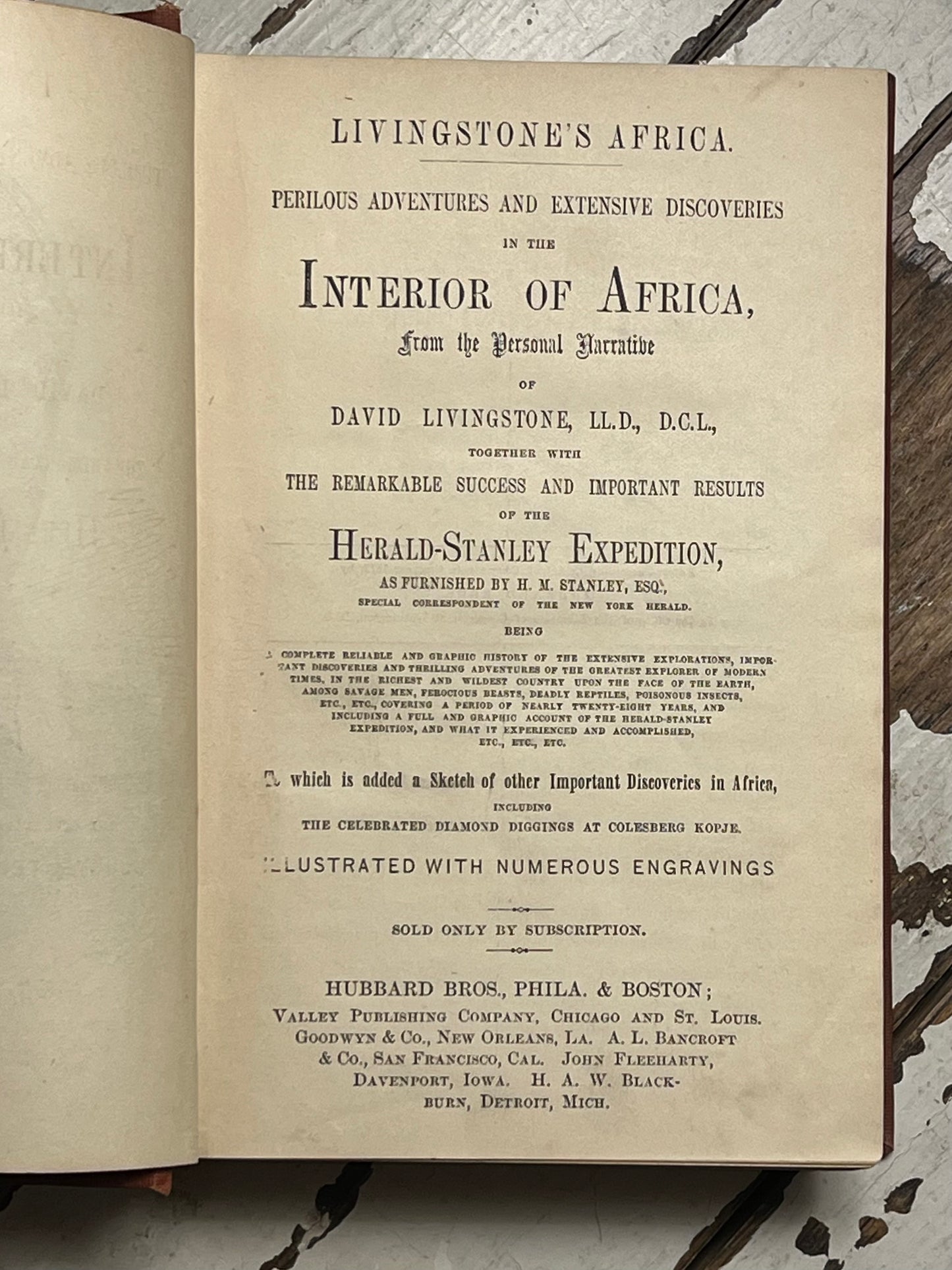 BOOKS - The Adventures and Discoveries of Dr. David Livingston and the Herald-Stanley Expedition