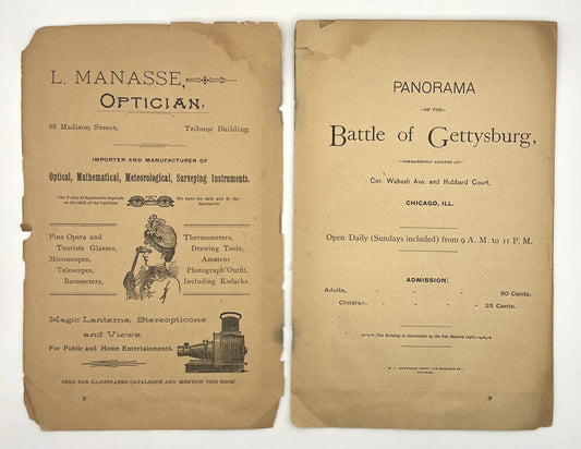 BOOKS - PANORAMA OF THE BATTLE OF GETTYSBURG; - 1884