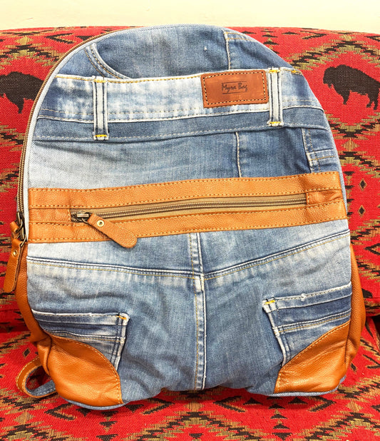 Denim and Leather bags