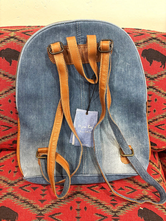 Denim and Leather bags
