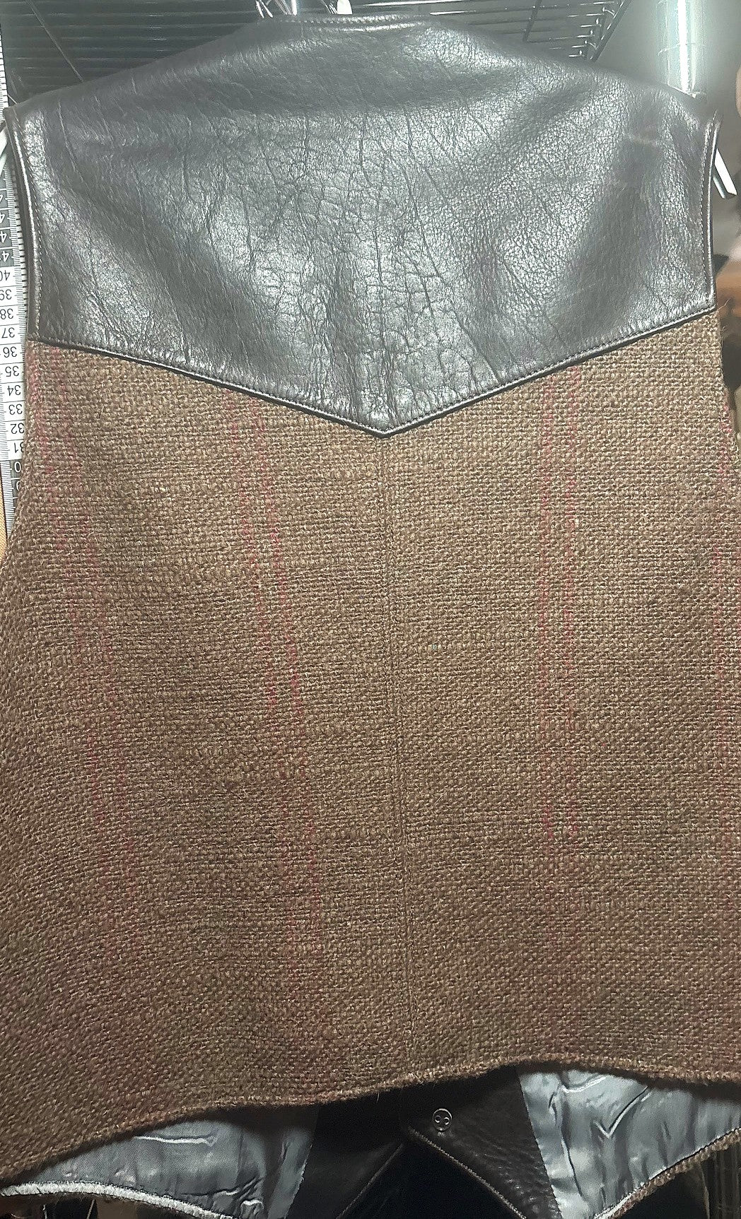 Herd Wear - Bison Cloth and Bison Leather Trim Vests