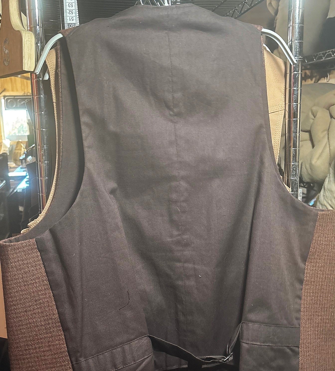 Herd Wear - Bison Cloth and Bison Leather Trim Vests