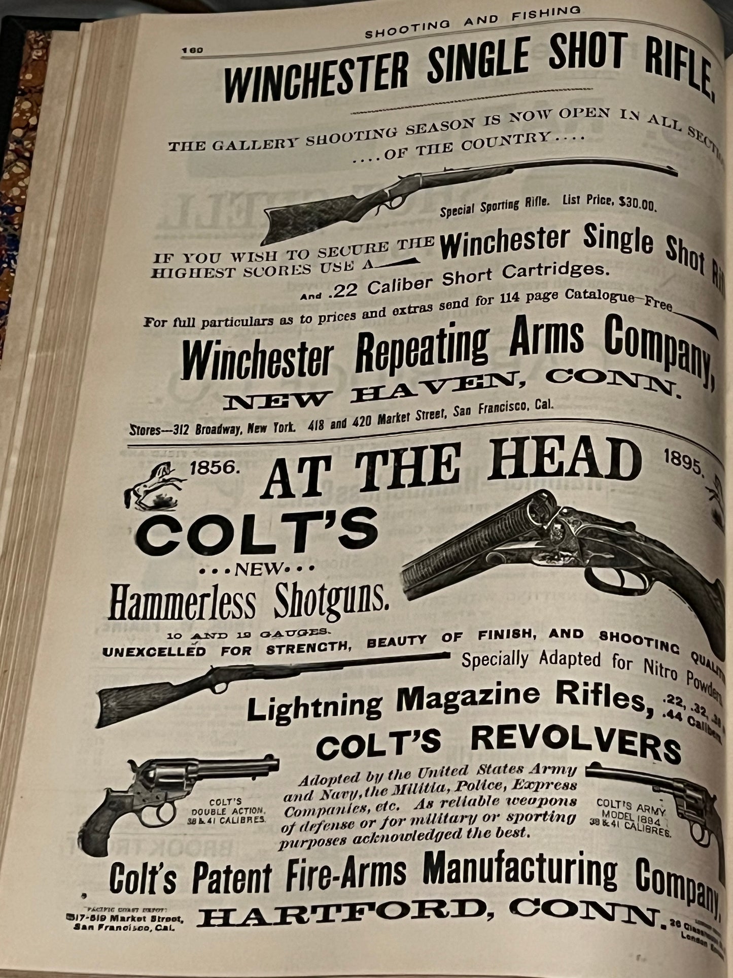 Ronson Page's "Hunting and Fishing" Bound Magazine Collection