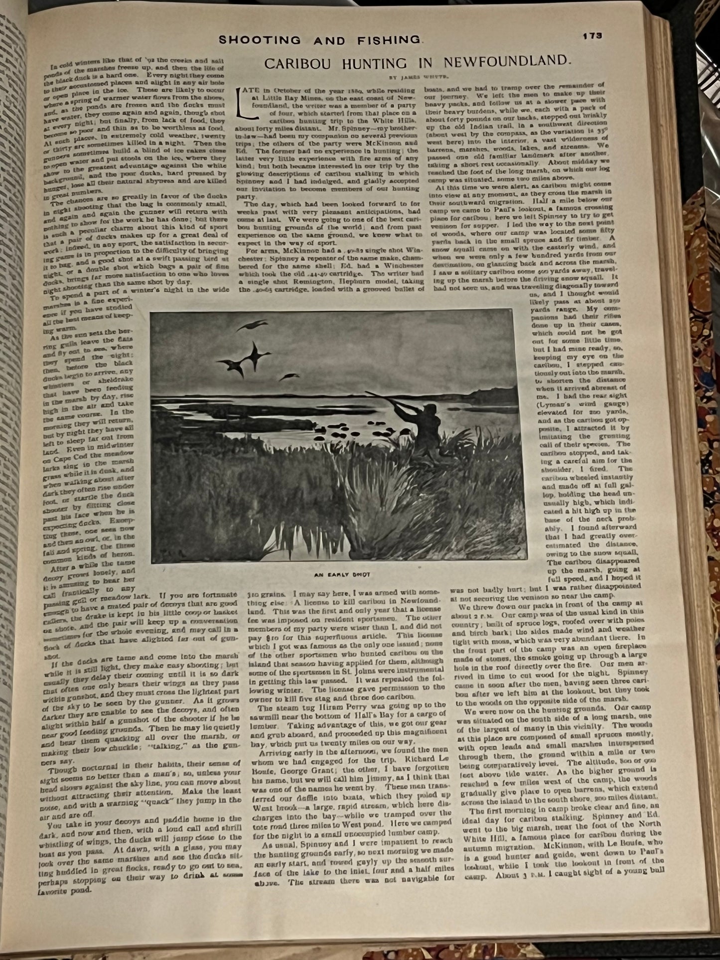 Ronson Page's "Hunting and Fishing" Bound Magazine Collection