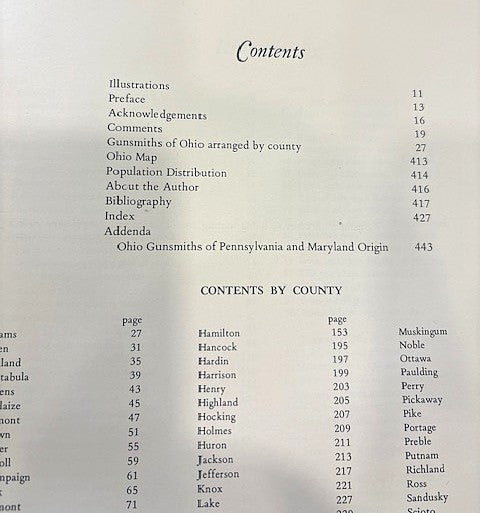 BOOKS - Gunsmiths of Ohio 18th & 19th Century