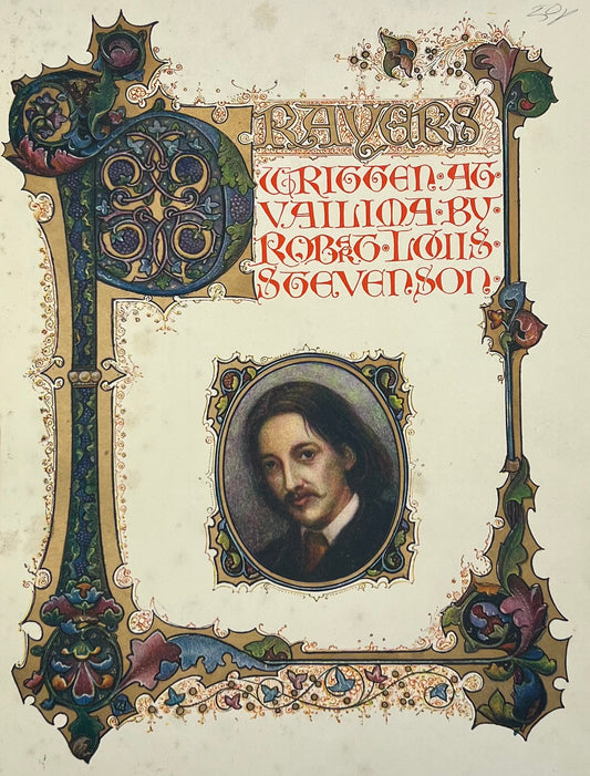 BOOKS - PRAYERS WRITTEN AT VAILIMA by Robert Louis Stevenson