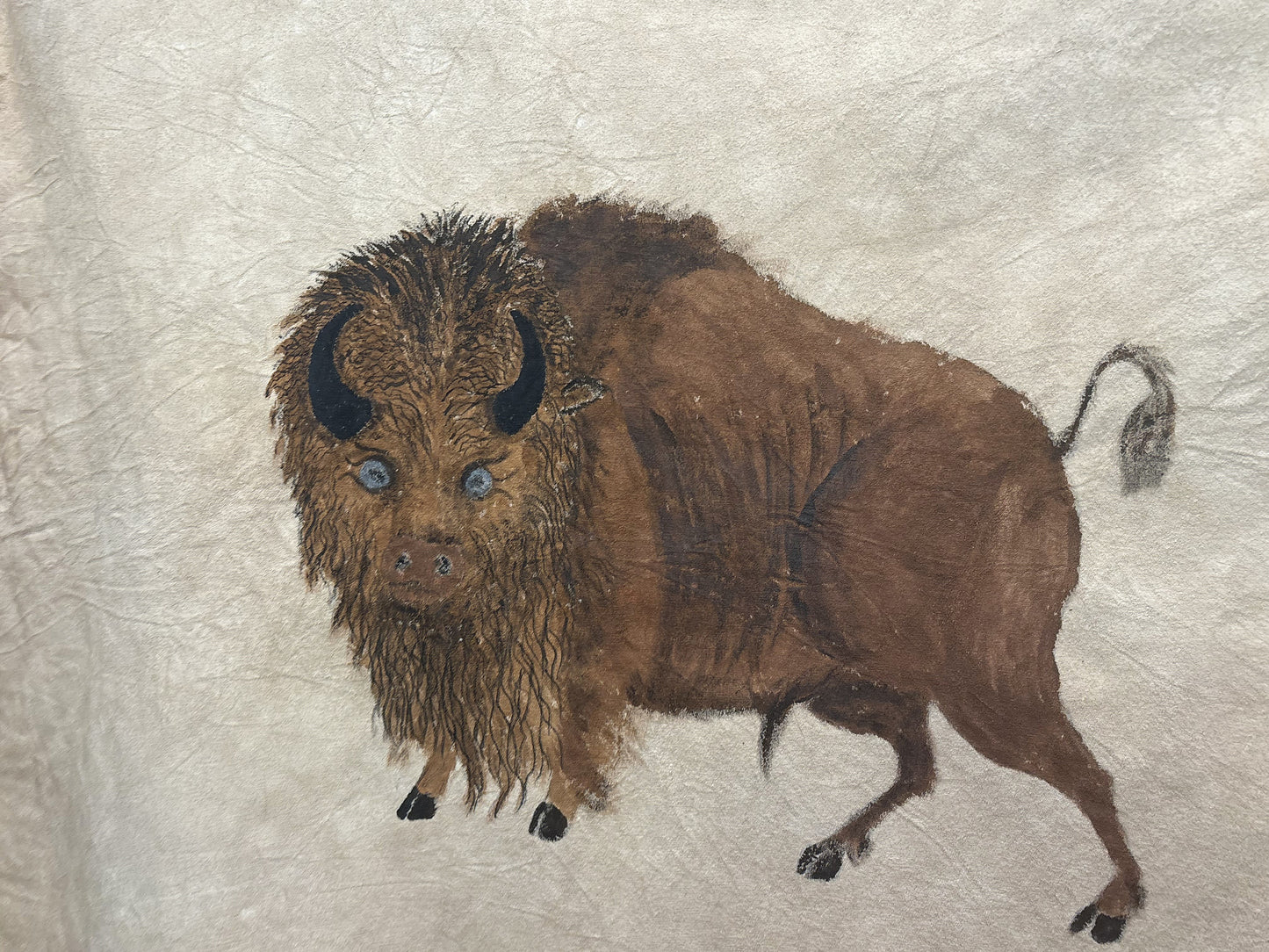 Charles Sinclair - November, 2025 - One More Hand Painted bison robe