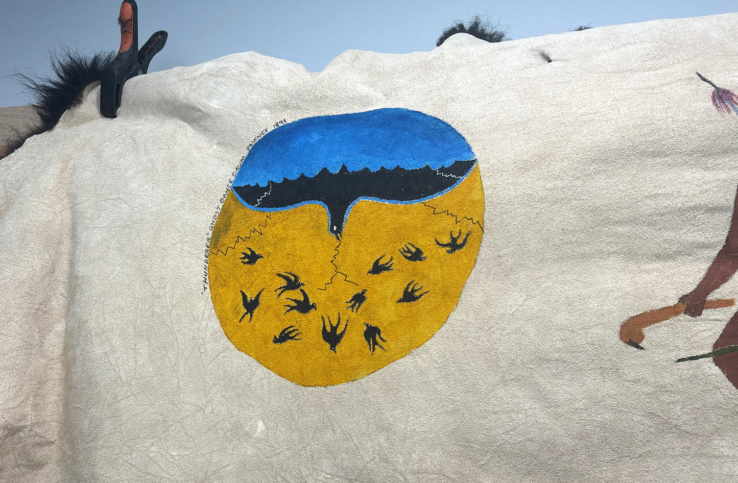 Charles Sinclair - November, 2025 - One More Hand Painted bison robe