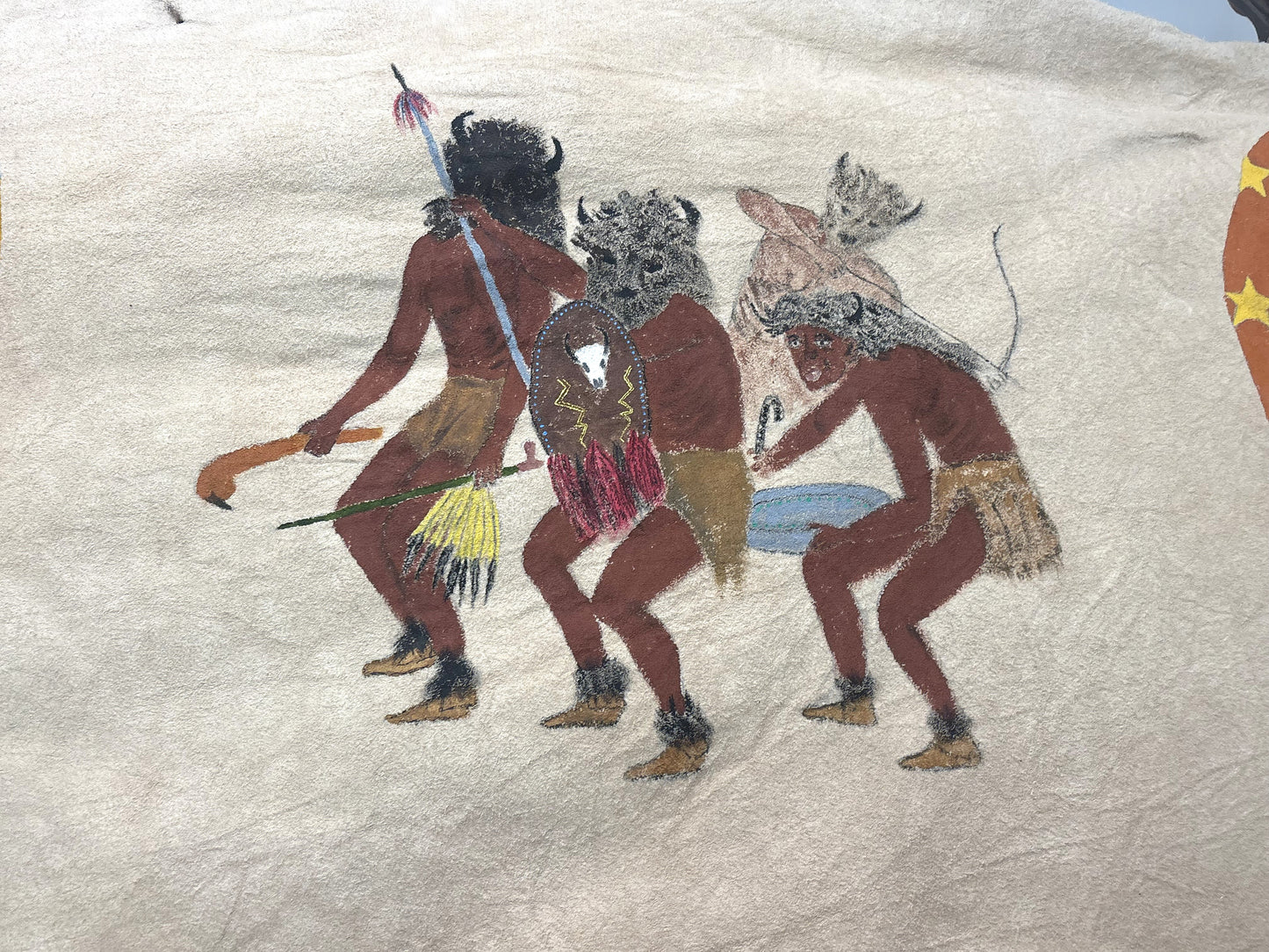 Charles Sinclair - November, 2025 - One More Hand Painted bison robe