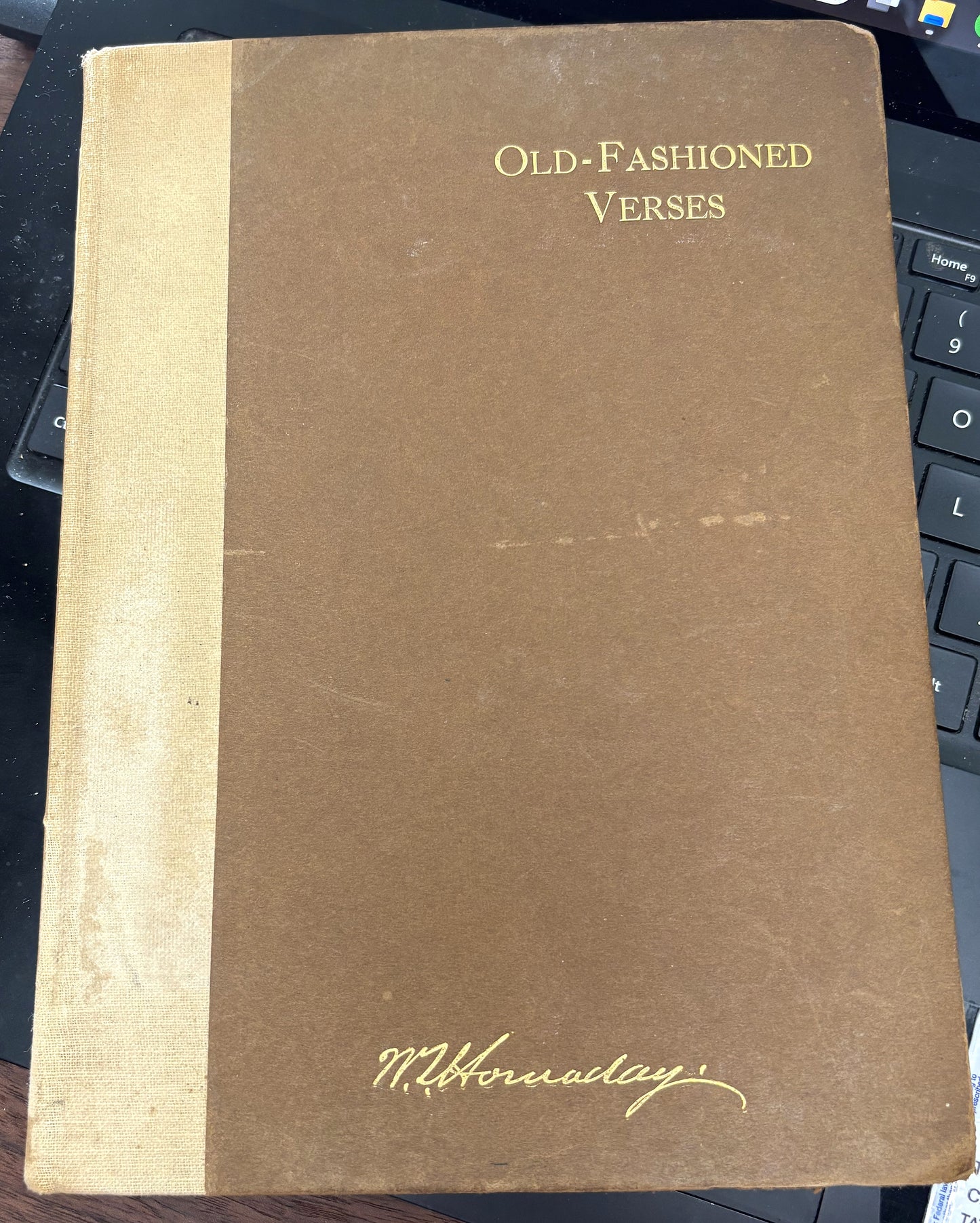 BOOKS - Old-Fashion Verses - William Temple Hornaday (1919)