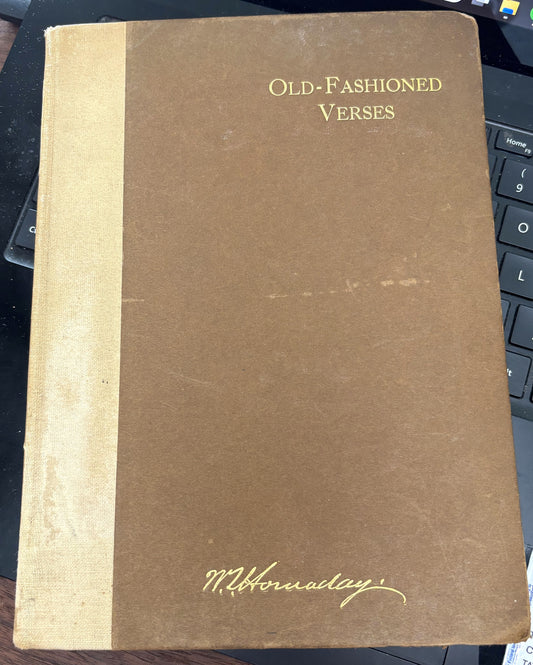 BOOKS - Old-Fashion Verses - William Temple Hornaday (1919)