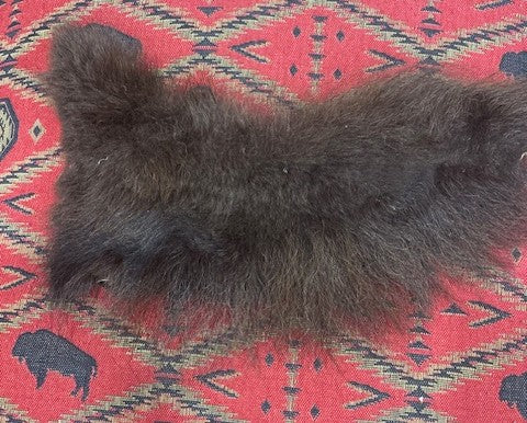 Bison Hide Art - the "Gift Certificate Duo painted by Darlene Wright