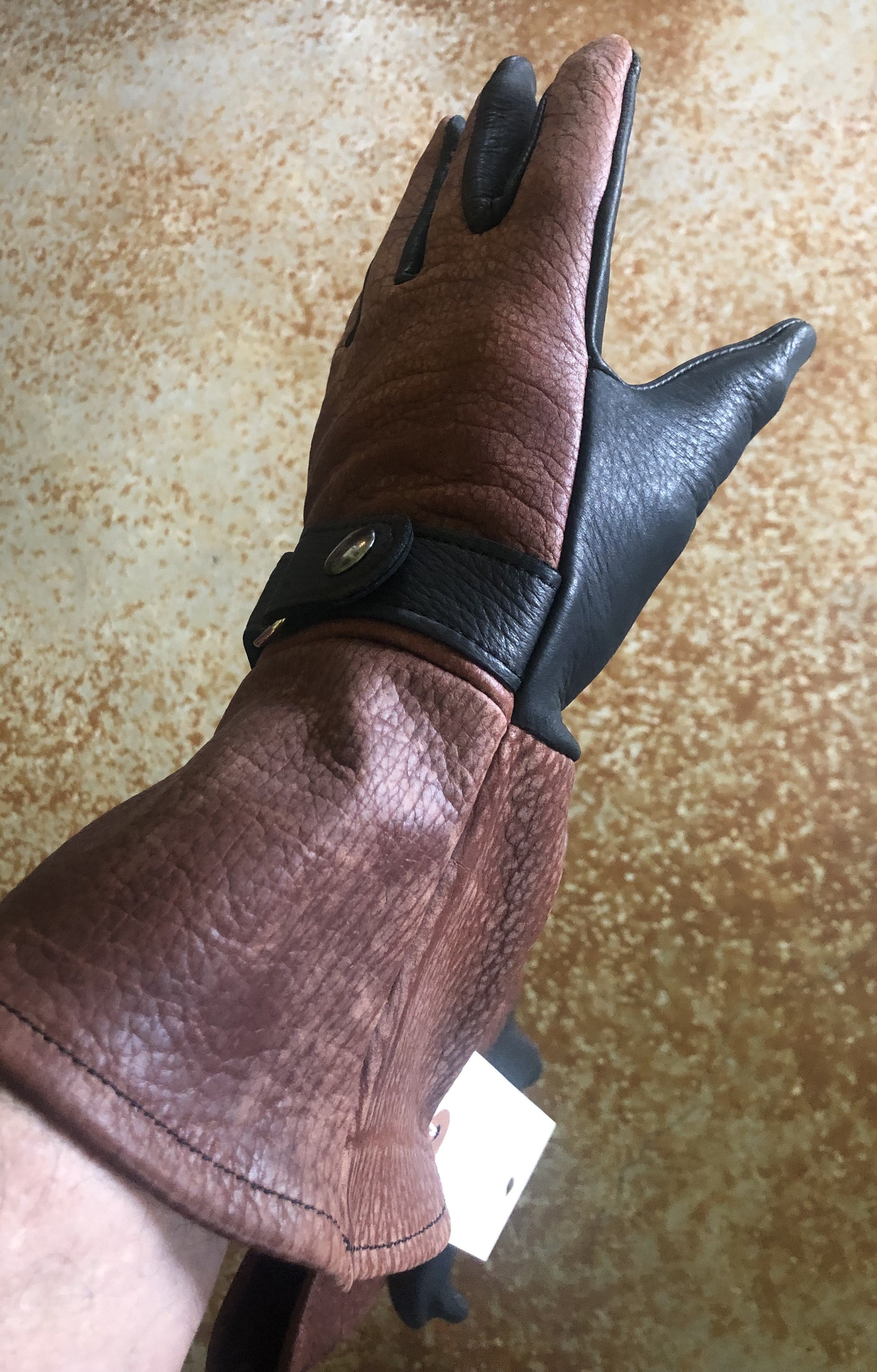 Buyce Leather - Bison/Deerskin Gauntlet Gloves